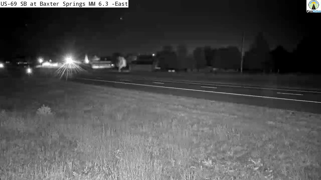 US-69 SB at Baxter Springs MM 6.3